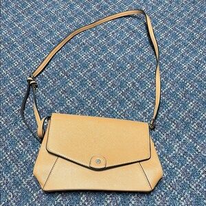 Preloved Kelly & Katie Tan Crossbody Bag with Envelope Flap